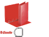 Presentatieringband Esselte A4 4-rings D-mech 20mm rood