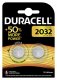 Batterij Duracell knoopcel 2xCR2032 lithium 20mm 3V-180mAh