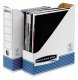 Tijdschriftcassette Bankers Box System A4 wit blauw per 2
