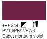 Amsterdam Acrylverf tube 120 ml Caput mortuum violet
