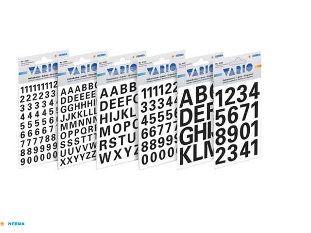 Etiket Herma 4124 12mm getallen 1-240 240stuks - Klik op de afbeelding om het venster te sluiten